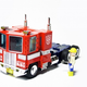 Illustration for article titled Amazing Lego Optimus Prime actually transforms from truck to autobot